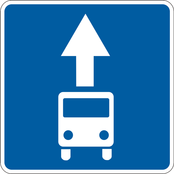 5.9 Belgilangan yo’nalishli transport vositalari uchun mo’ljallangan bo’lak